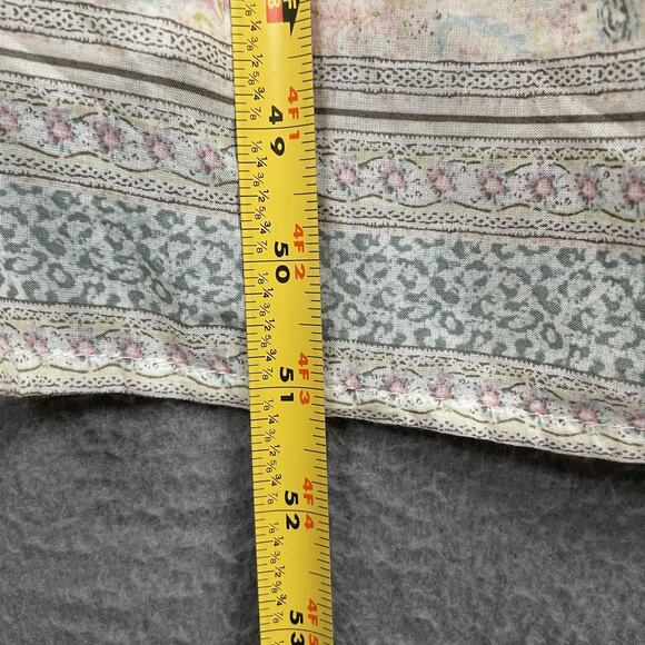 Zara Dress Womens Small Ivory Boho Crochet Halter Maxi Paisley Floral Summer NWT - Picture 16 of 16